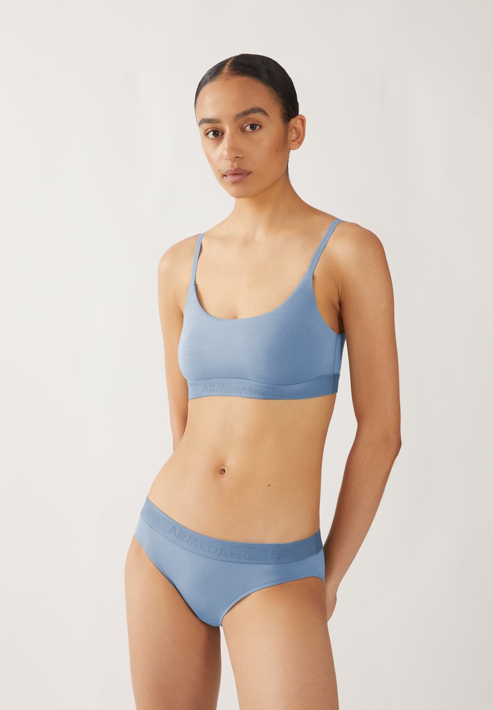 ARMEDANGELS TOVAA Bralette made of TENCEL™ Modal Mix Blau | IUFQ-92130