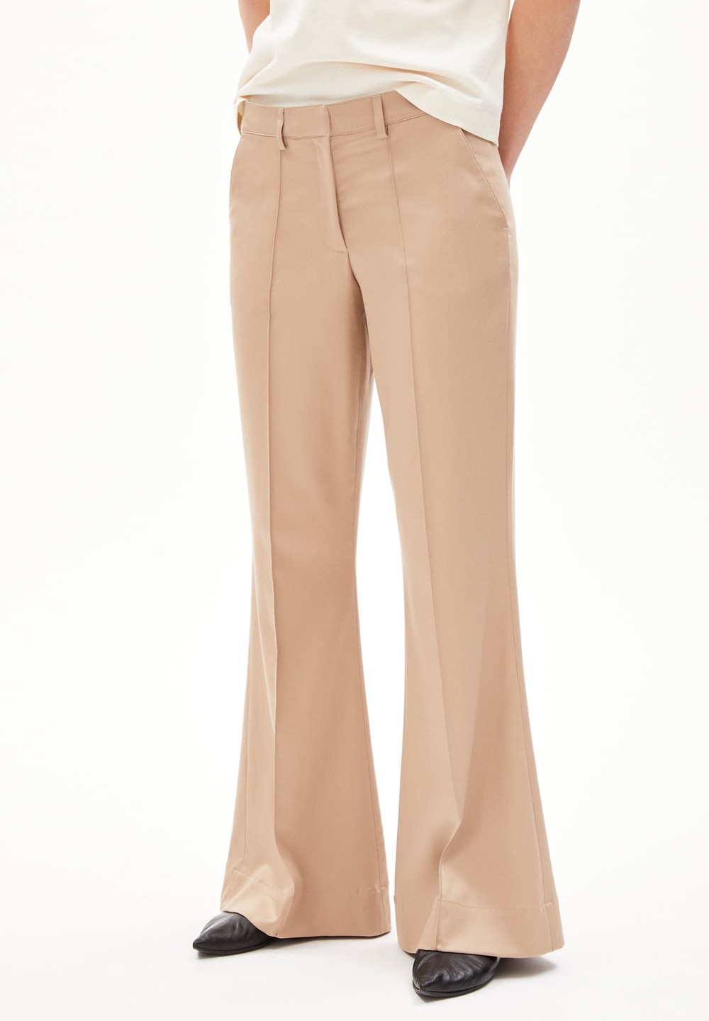 ARMEDANGELS XENNAA Woven Pants made of TENCEL™ Lyocell Mix Cinnamon Dust | YSPX-16473