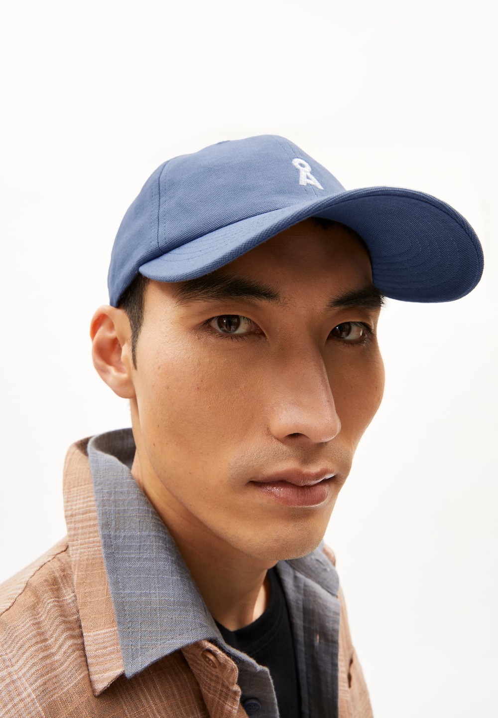 ARMEDANGELS YENAAS BOLD Cap made of Organic Cotton Blau | GYBR-85720