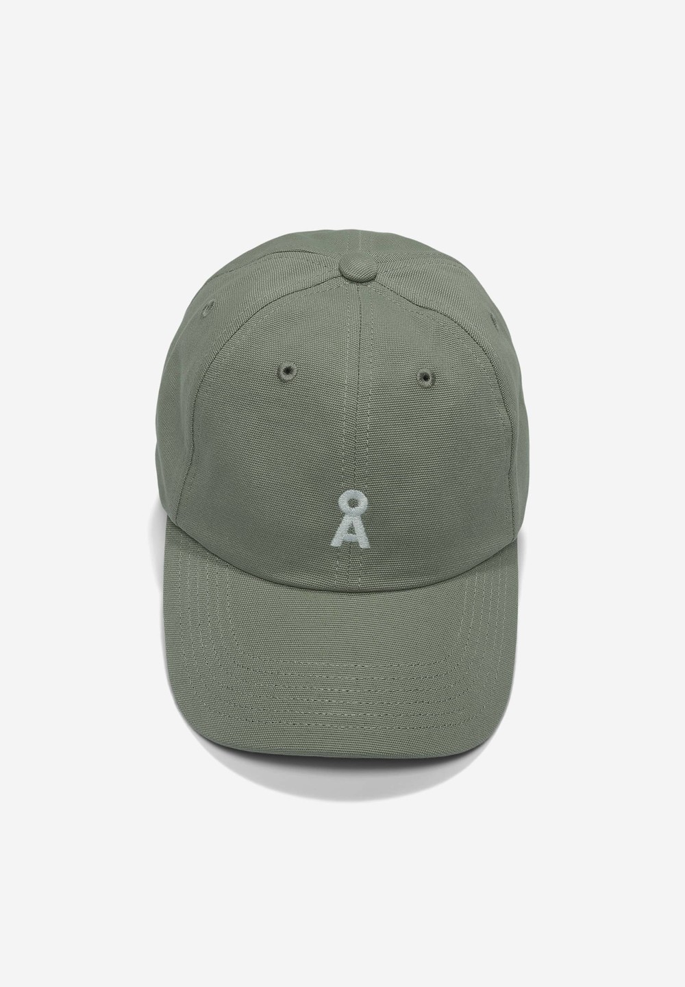 ARMEDANGELS YENAAS BOLD Cap made of Organic Cotton Grau Grün | JQIO-73695