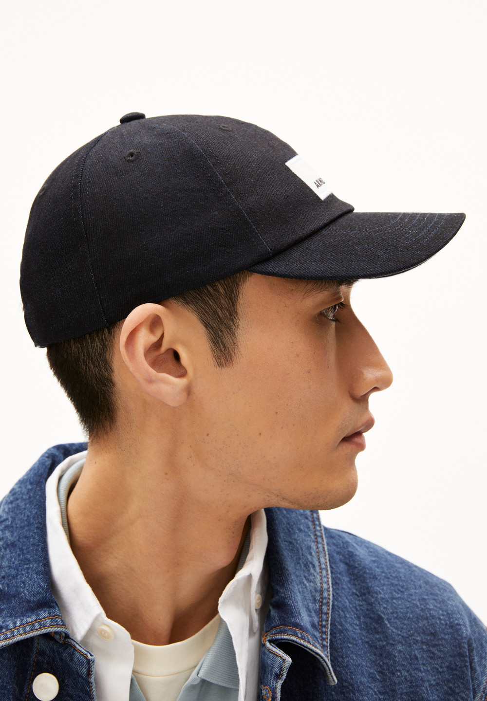 ARMEDANGELS YENAAS DENIM Cap made of Organic Cotton Mix Schwarz | ETNH-87320