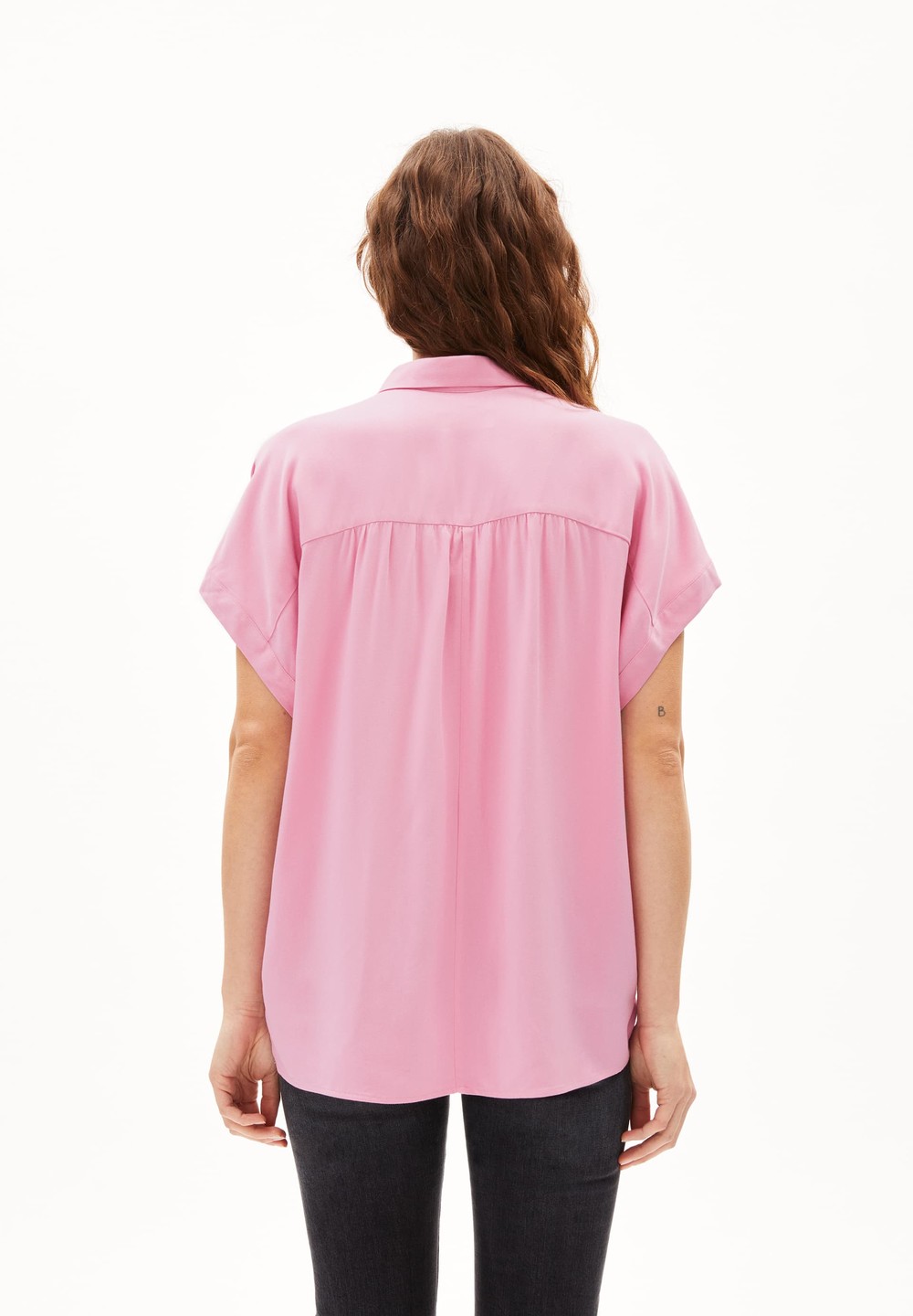 ARMEDANGELS ZONYAA Blouse Relaxed Fit made of LENZING™ ECOVERO™ Viscose Rosa | HYRC-51689